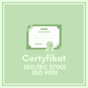Certyfikat Audytor i Pełnomocnik ISO 27001 i ISO 9001