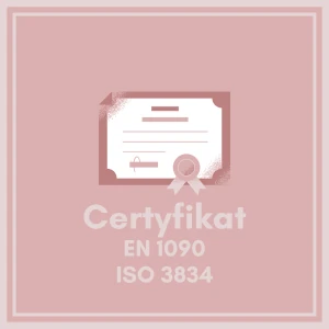 Certyfikat Audytor Wewnętrzny i Pełnomocnik Systemu Jakości wg norm PN-EN ISO 3834:2007 oraz PN-EN 1090:2012