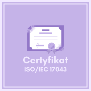 Certyfikat: Organizator Badań i Audytor Wewnętrzny ISO/IEC 17043:2023